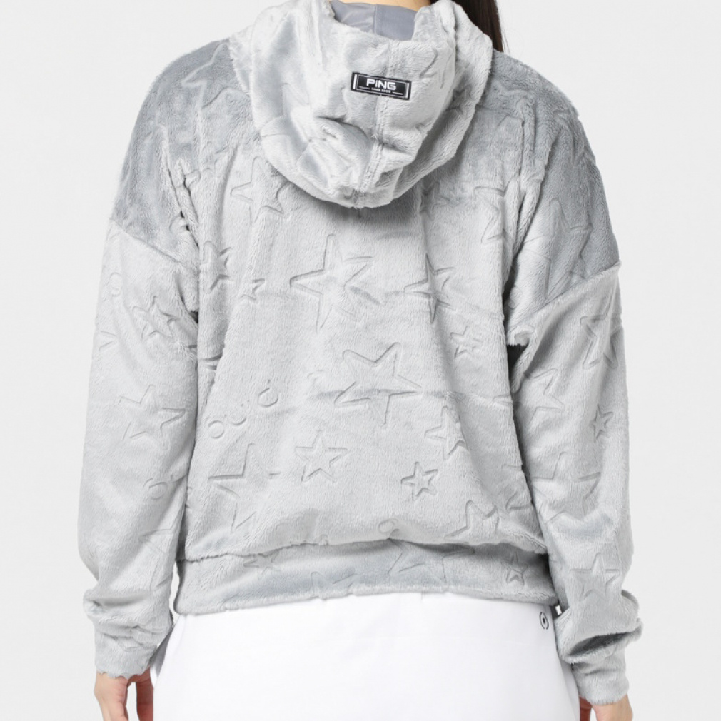 ピン レディース ゴルフウェア 長袖トレーナー 秋 冬 23FWベロア