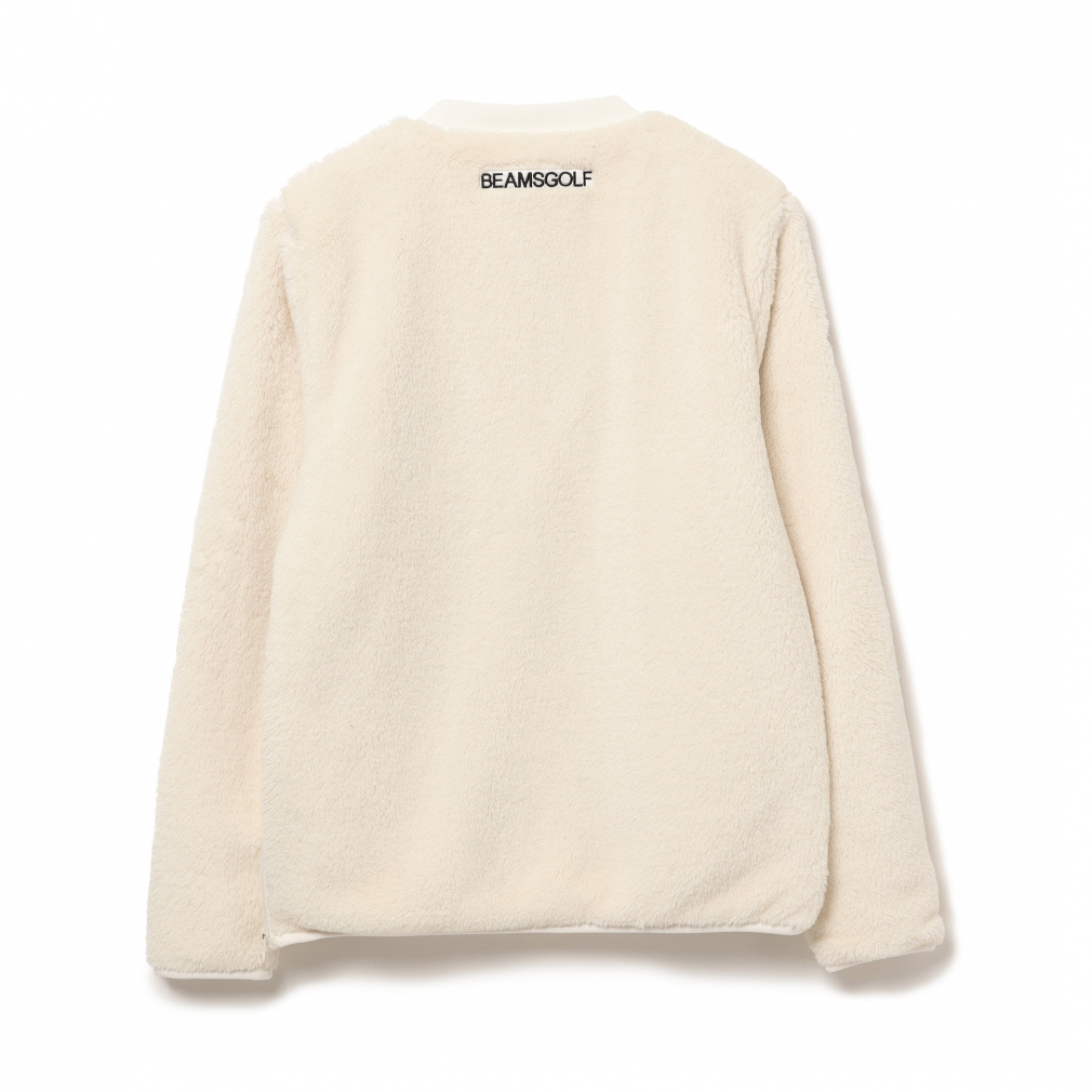SALE♪ BEAMSGOLF 裏付きボアフリース プルオーバー ビームスゴルフ レディース ゴルフウェア 長袖トレーナー 秋 冬 ORANGE