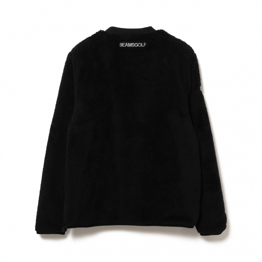 新品未使用 サイズL ビームスゴルフ プルオーバー フリース ジャケット ビームスゴルフ レディース ゴルフウェア 長袖トレーナー 秋 冬 ORANGE