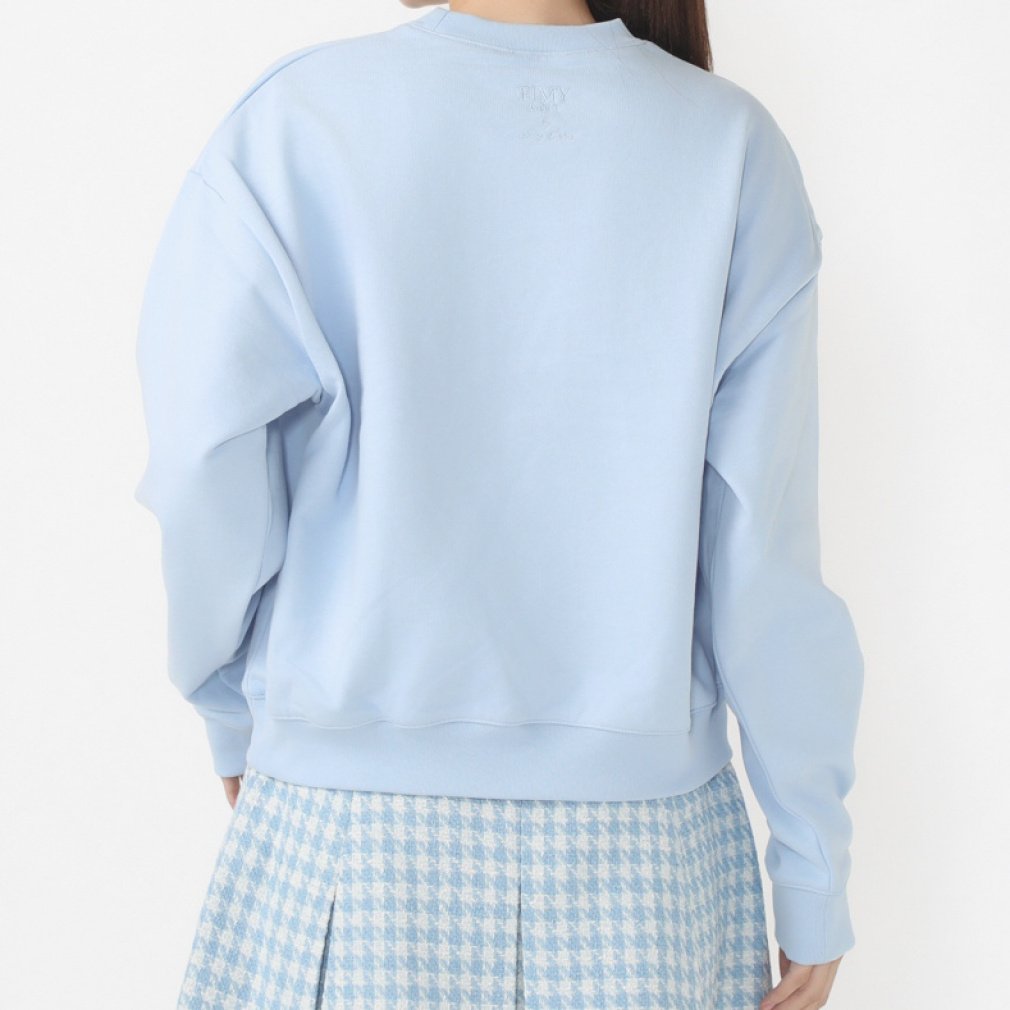 eimy golf エイミーゴルフ　 カレッジロゴスウェット　 ライトイエロー eimy golf エイミーゴルフ カレッジロゴスウェット ライトイエロー