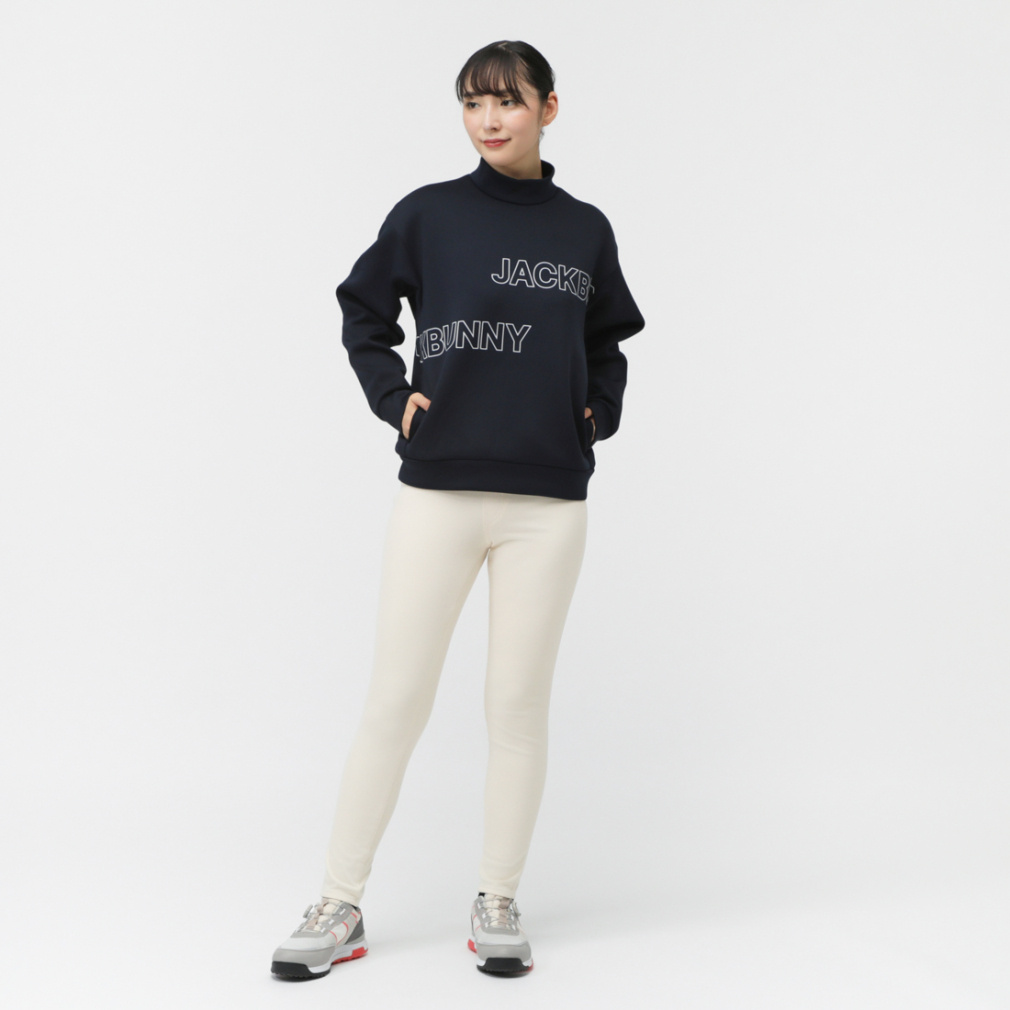 ジャック バニー レディース ゴルフウェア 長袖トレーナー 秋 冬 PE/PU