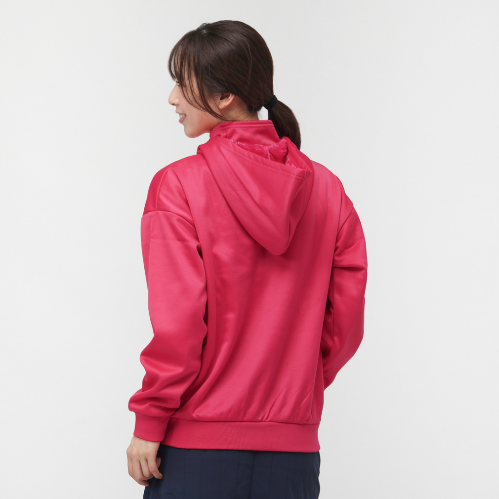 ジャック バニー レディース ゴルフウェア 長袖トレーナー 秋 冬 裏