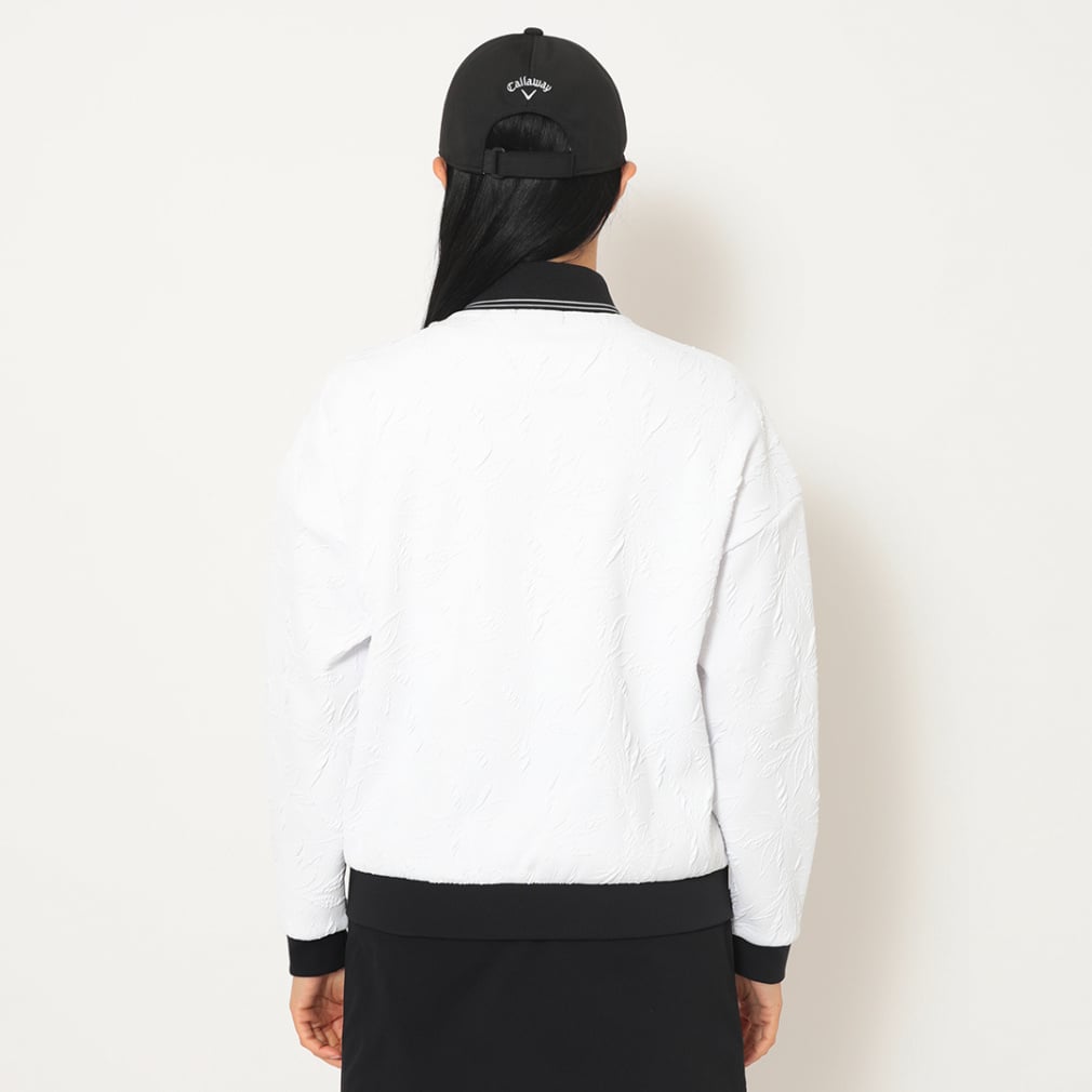 キャロウェイ レディース ゴルフウェア 長袖トレーナー 秋 冬 フラワー