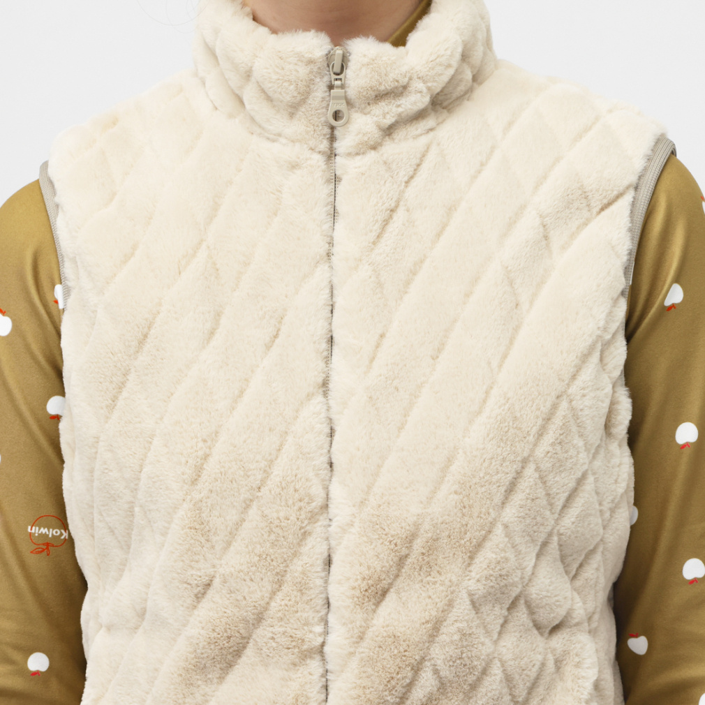 コルウィン レディース ゴルフウェア 半袖トレーナー 秋 冬 ボアベスト