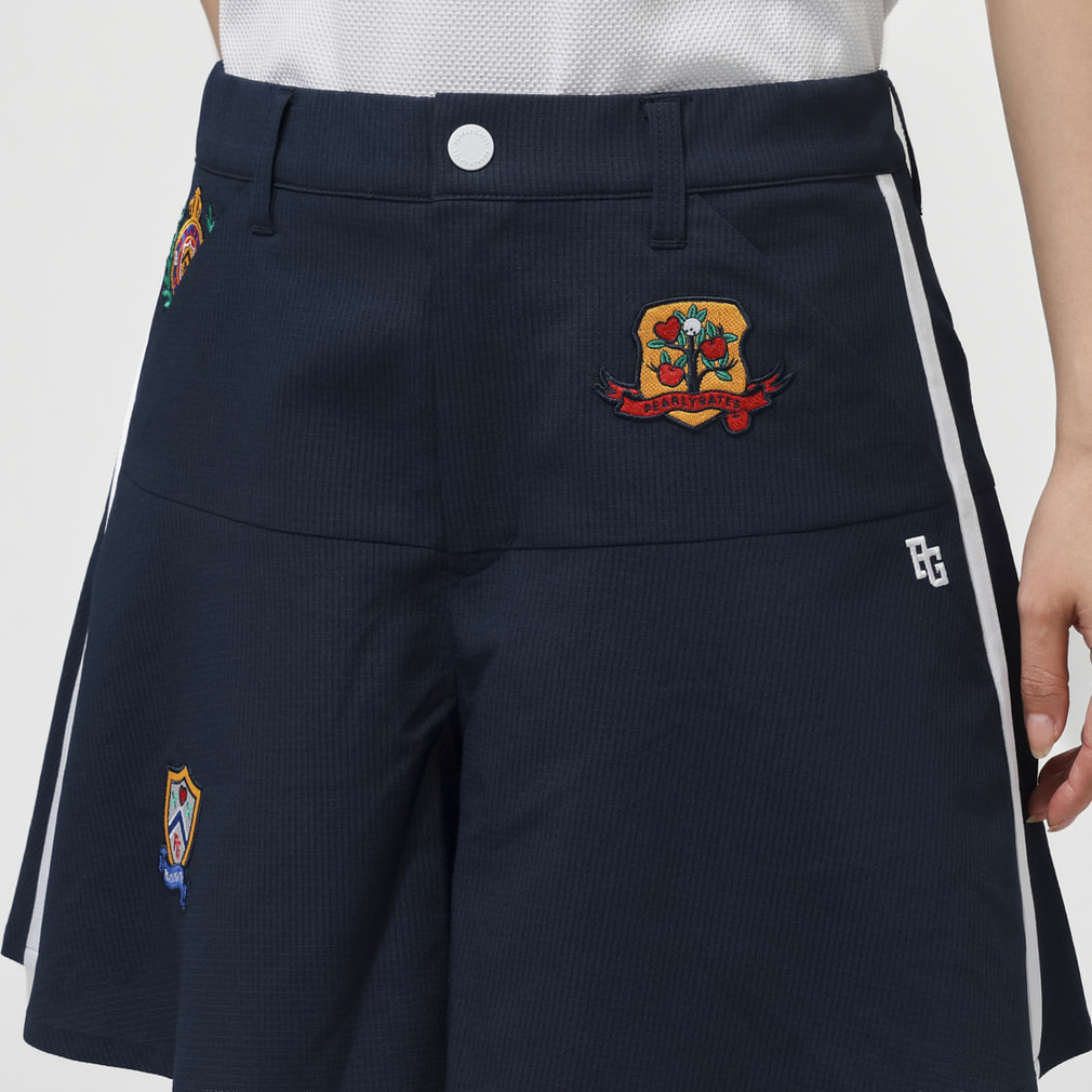パーリーゲイツ レディース ゴルフウェア ショートパンツ 春 夏 エンブ