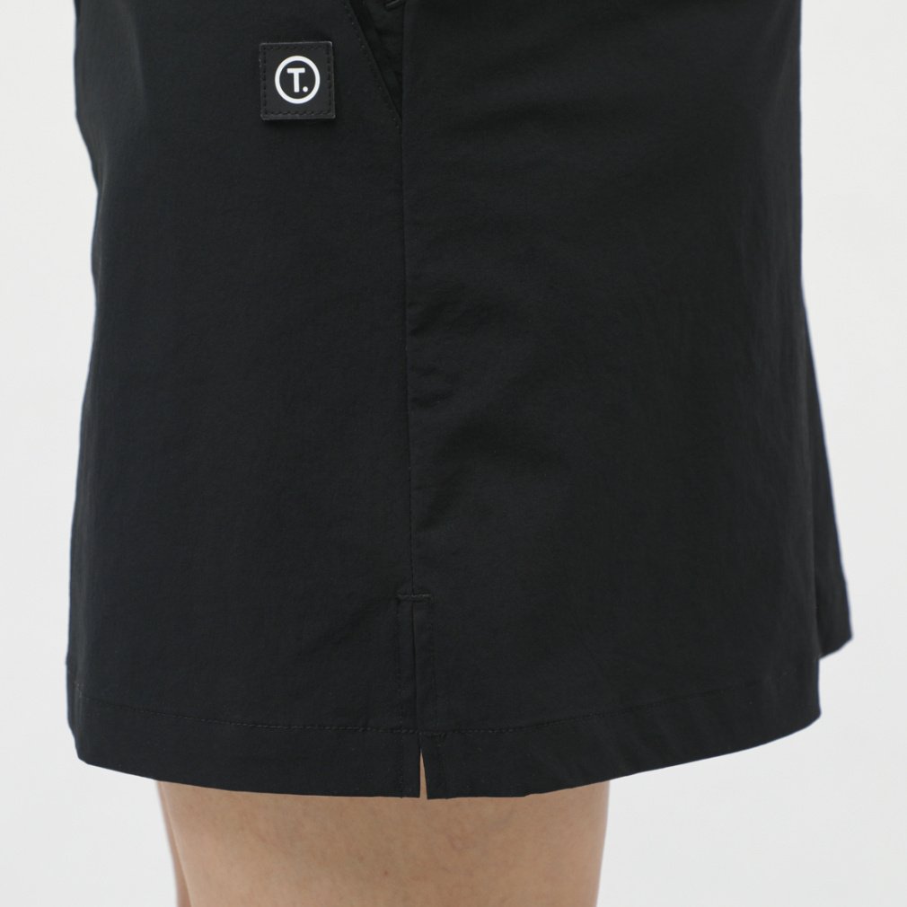 入手困難✨ プラダスポーツ スカート レディース ゴルフ ポリエステル ブラック ティゴラ レディース ゴルフウェア スカート 春 夏 T.ナイロンタフタ