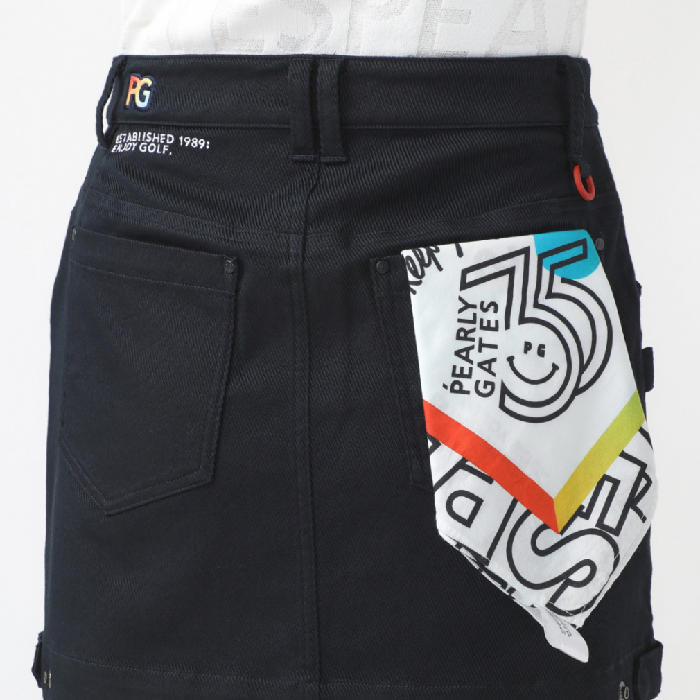 パーリーゲイツ レディース ゴルフウェア スカート 春 夏 35th T/C