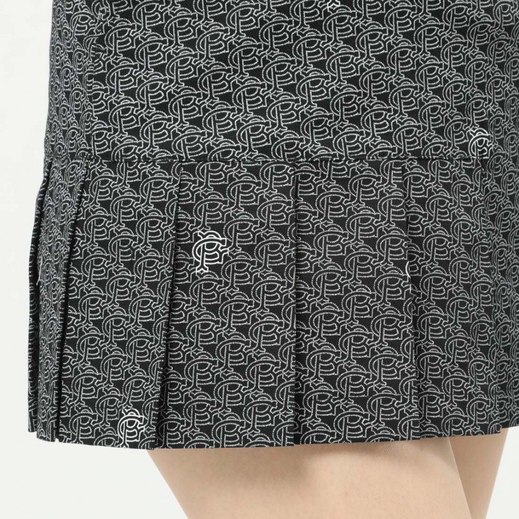 NEWパーリーゲイツドビーEXストレッチPGモノグラム総柄スカートサイズ