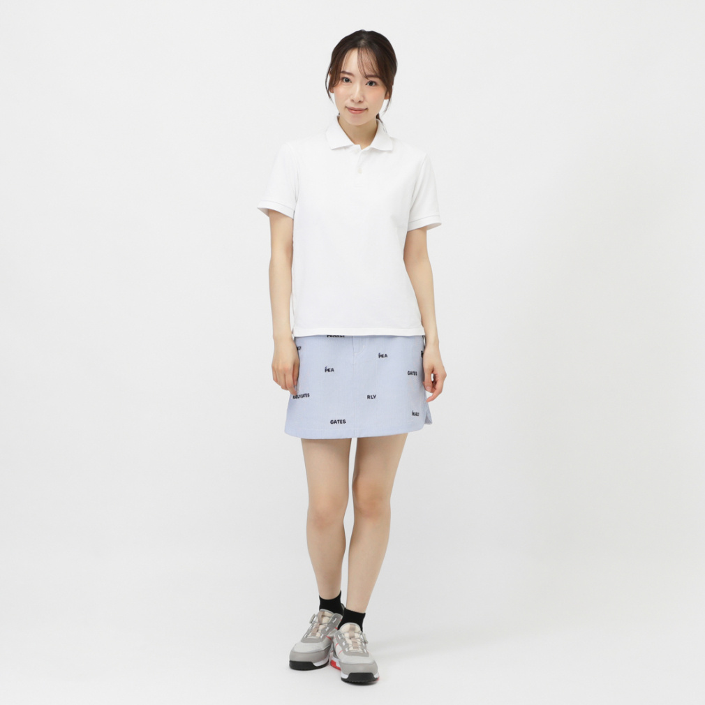 パーリーゲイツ レディース ゴルフウェア スカート 春 夏 Peサッカー