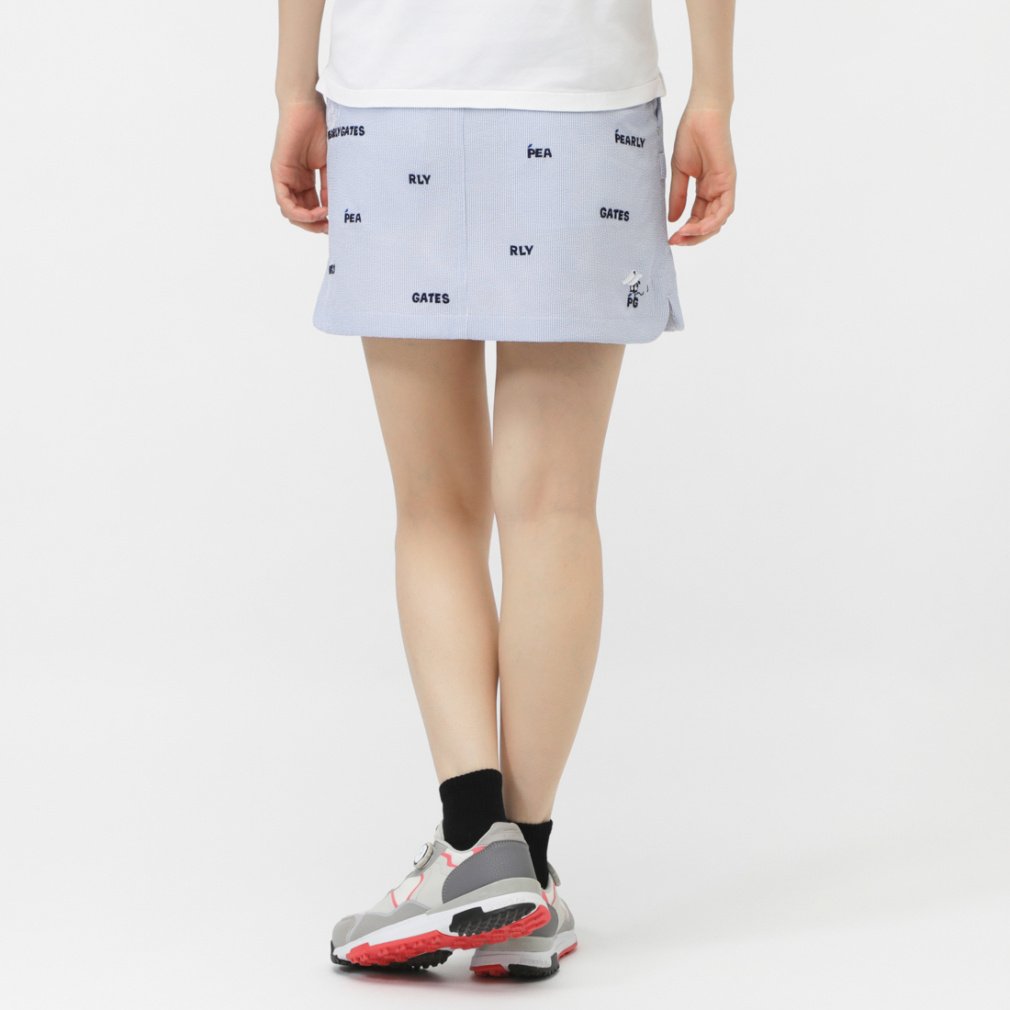 パーリーゲイツ レディース ゴルフウェア スカート 春 夏 Peサッカー