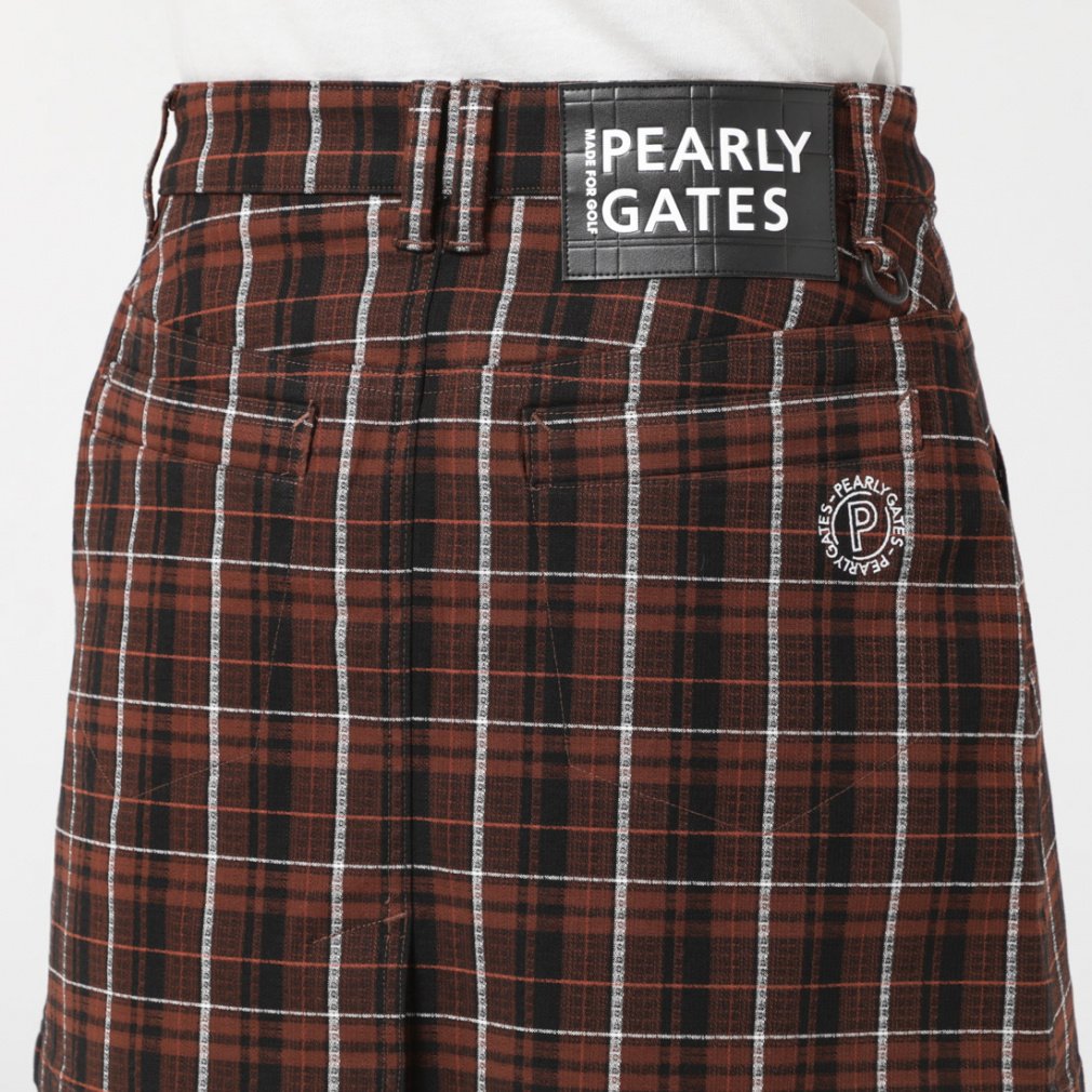 パーリーゲイツ レディース ゴルフウェア スカート 秋 冬 コットン