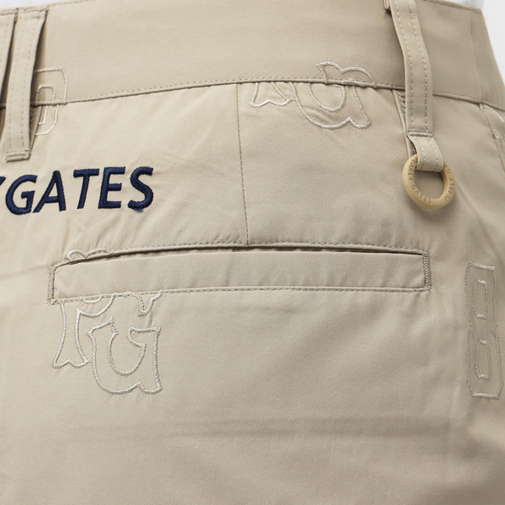 パーリーゲイツ レディース ゴルフウェア スカート 秋 冬 Peロゴ柄刺繍