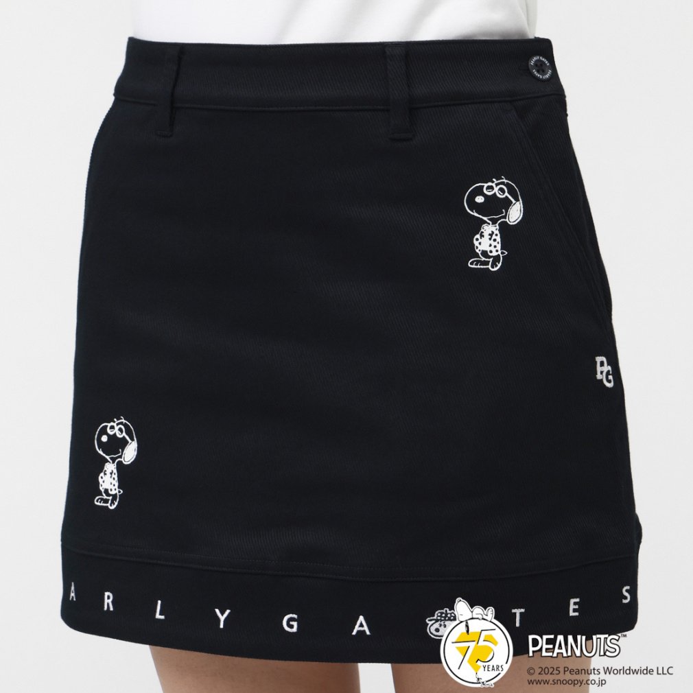パーリーゲイツ レディース ゴルフウェア スカート 秋 冬 SNOOPY