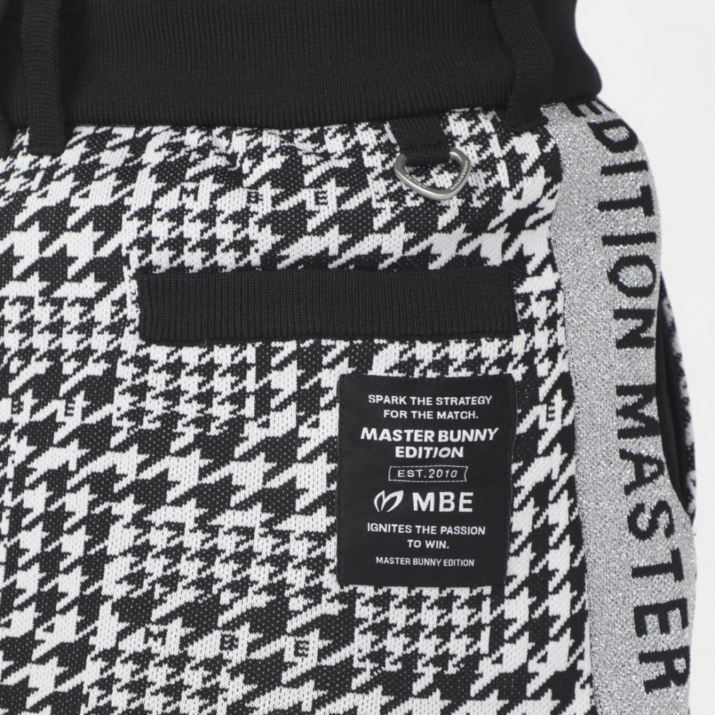 新品 マスターバニーエディション ジャガード千鳥柄ポロシャツ＆スカート 上下 L 14G 3PLY天竺度詰め/Wジャガード 千鳥柄 7593234004｜Alpen Online