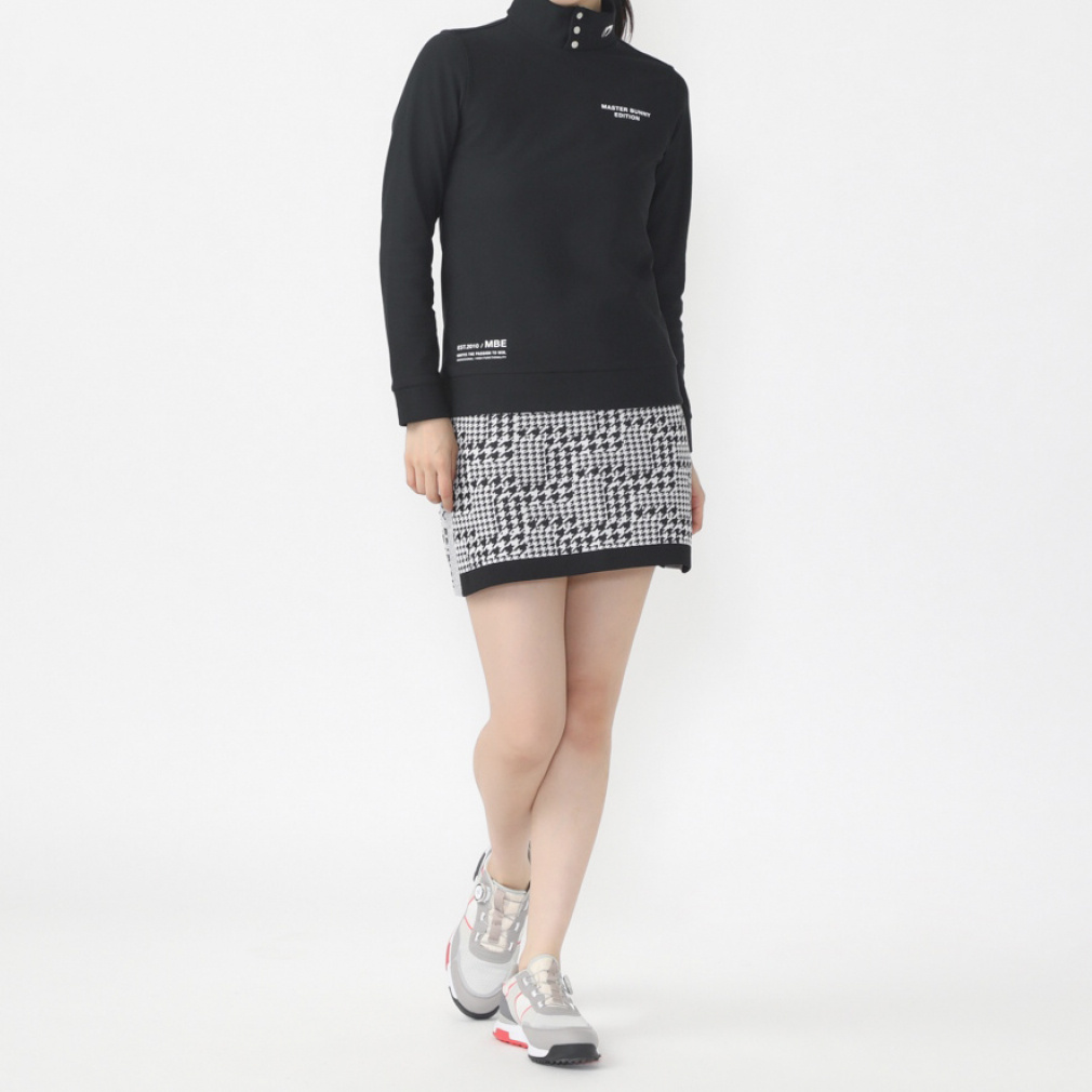 新品 マスターバニーエディション ジャガード千鳥柄ポロシャツ＆スカート 上下 L 14G 3PLY天竺度詰め/Wジャガード 千鳥柄 7593234004｜Alpen Online