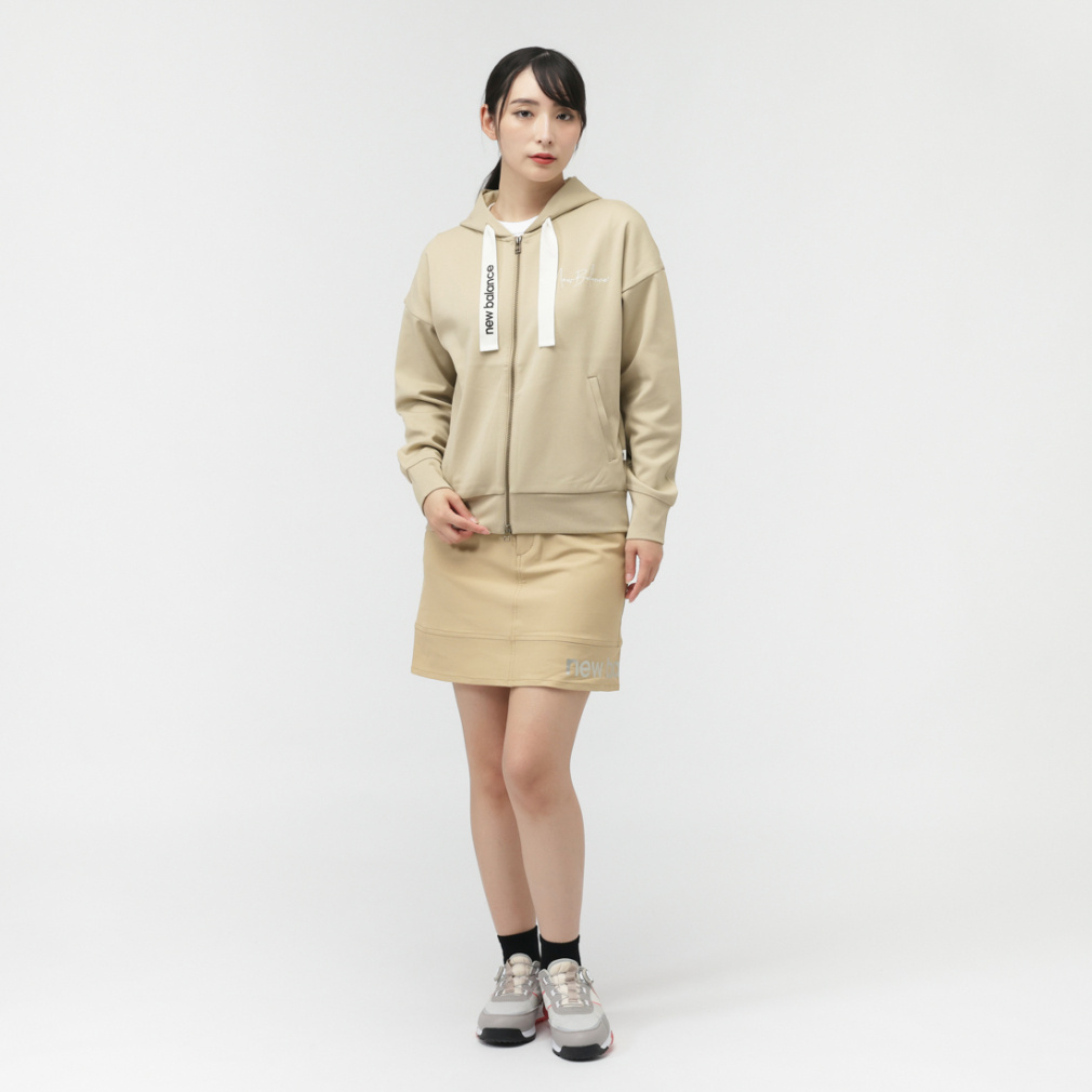 New Balance 上下セットベージュ シャツ スカート 2 SKIRT 0125234501｜Alpen Online