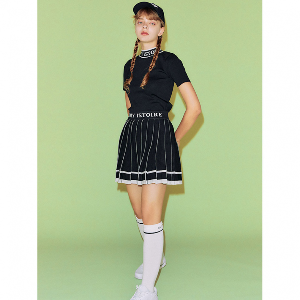 eimy istoire golf ニットメッシュスカート　フリーサイズ eimy istoire golf ニットメッシュスカート フリーサイズ - メルカリ