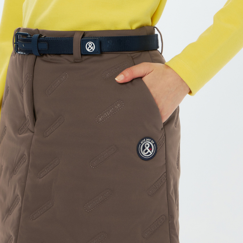 アンパスィ レディース ゴルフウェア スカート 秋 冬 エアジャスター