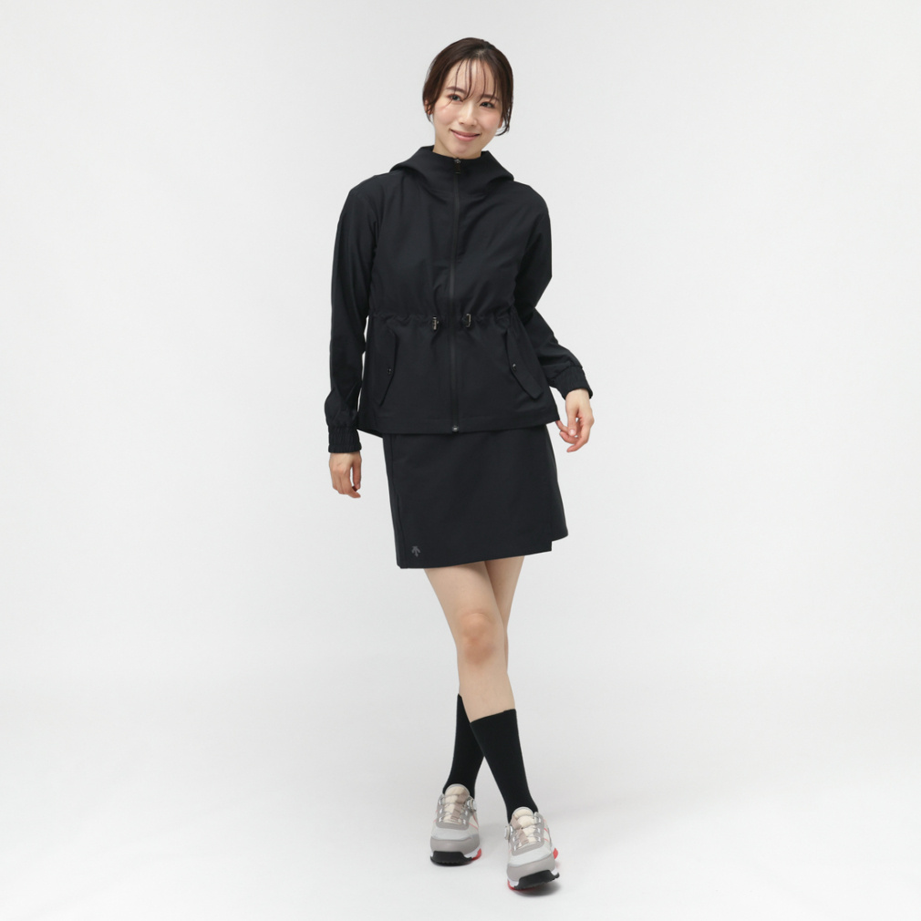 デサント ゴルフ レディース ゴルフウェア スカート 秋 冬 耐久はっ水