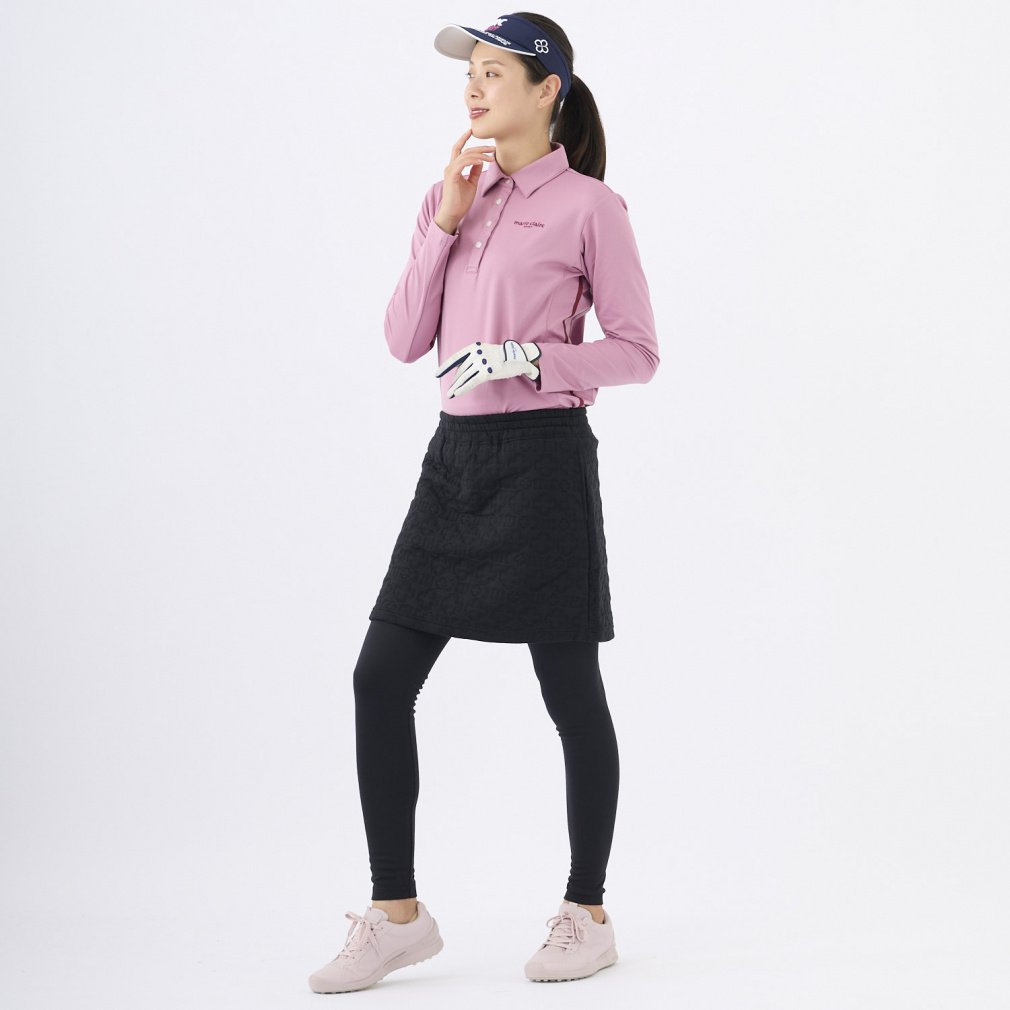 新品■17,380円【マリクレール 】LL/13 レディース　パーカー、スカート マリ クレール レディース ゴルフウェア レギンス付スカート 秋 冬