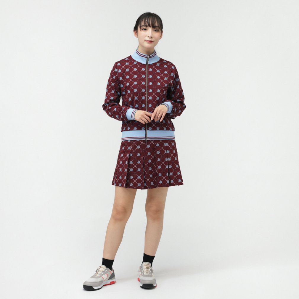 ジャック バニー レディース ゴルフウェア スカート 秋 冬 ロゴ