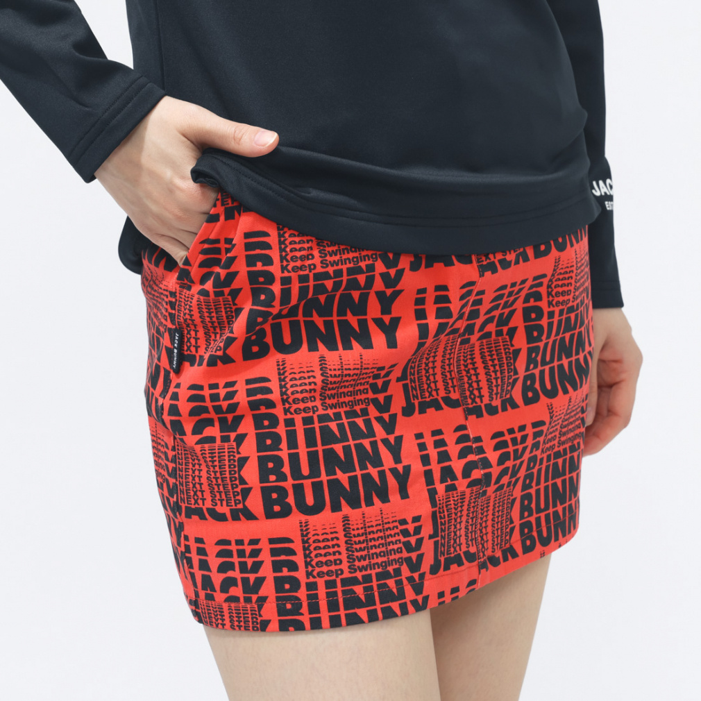 ジャック バニー レディース ゴルフウェア スカート 秋 冬 2WAY C/PU