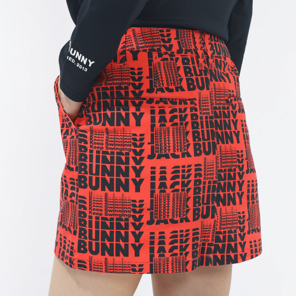 ジャック バニー レディース ゴルフウェア スカート 秋 冬 2WAY C/PU