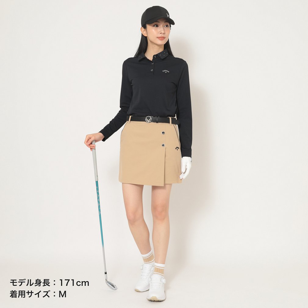 キャロウェイ レディース ゴルフウェア スカート 秋 冬 8ウェイ