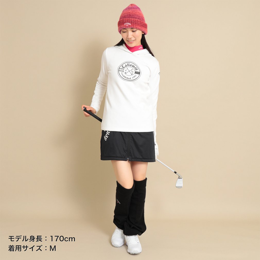 キャロウェイ レディース ゴルフウェア スカート 秋 冬 スター