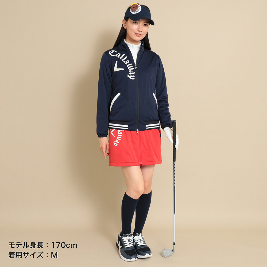 キャロウェイ レディース ゴルフウェア スカート 秋 冬 スター