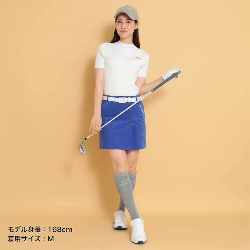 キャロウェイ レディース ゴルフウェア スカート 秋 冬 8WAYストレッチ