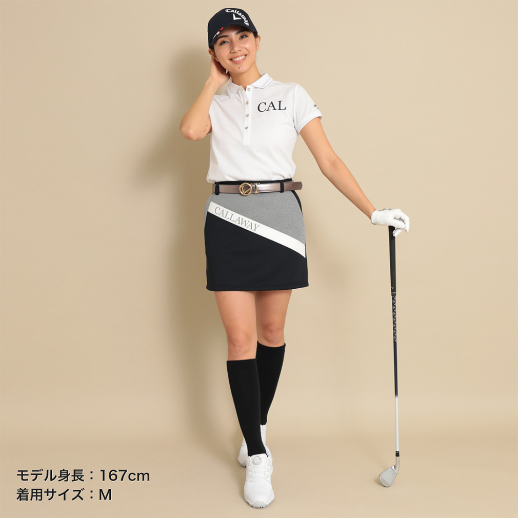 キャロウェイ レディース ゴルフウェア スカート 秋 冬 ダンボール