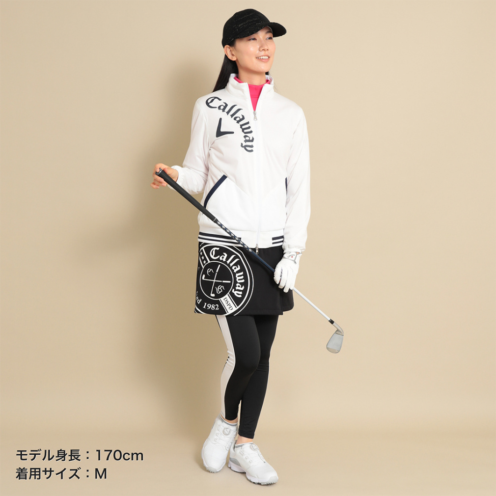 キャロウェイ レディース ゴルフウェア スカート 秋 冬 8WAYストレッチ