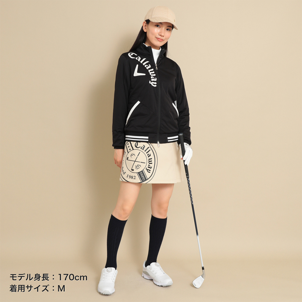 キャロウェイ レディース ゴルフウェア スカート 秋 冬 8WAYストレッチ