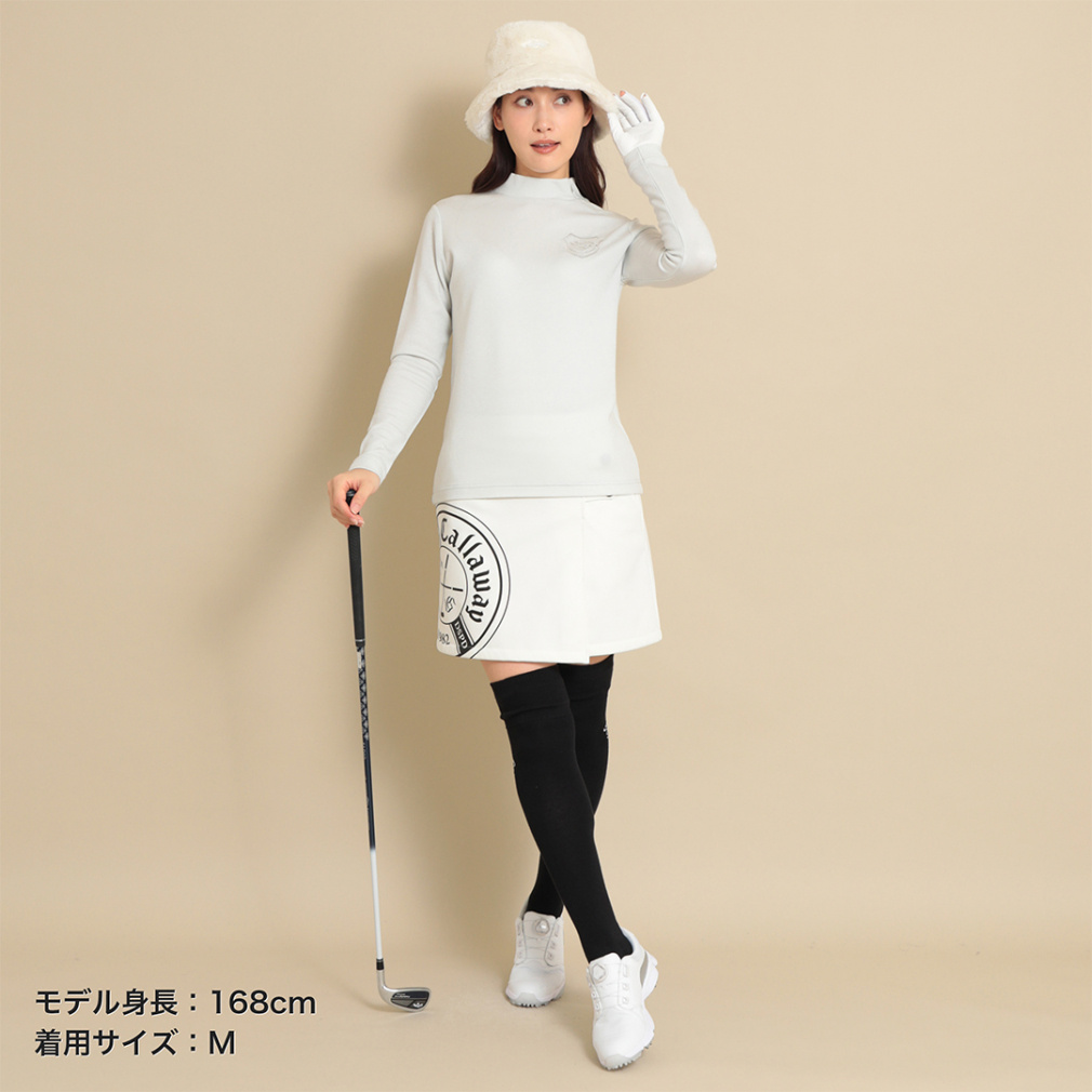 キャロウェイ レディース ゴルフウェア スカート 秋 冬 8WAYストレッチ