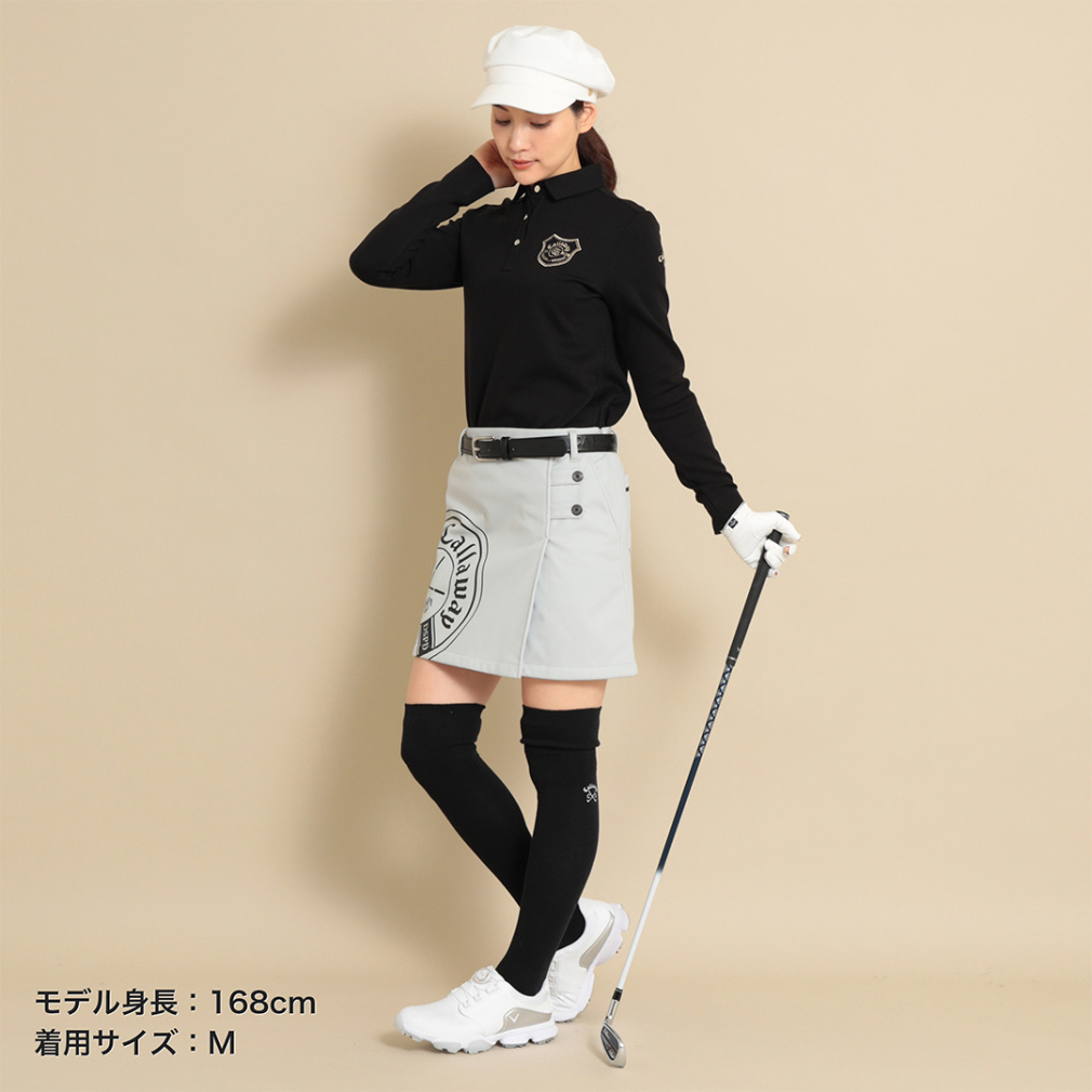 キャロウェイ レディース ゴルフウェア スカート 秋 冬 8WAYストレッチ