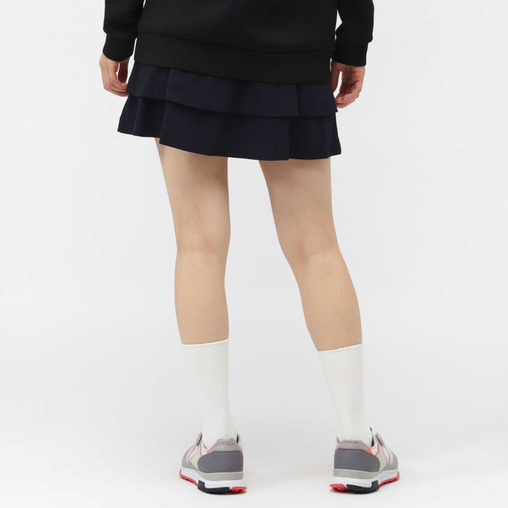 176 PGG 新品タグ付き バックプリーツ スカート ホワイト サイズ0 S Women's プリーツスカート Vertical Logo ホワイト | ゴルフ