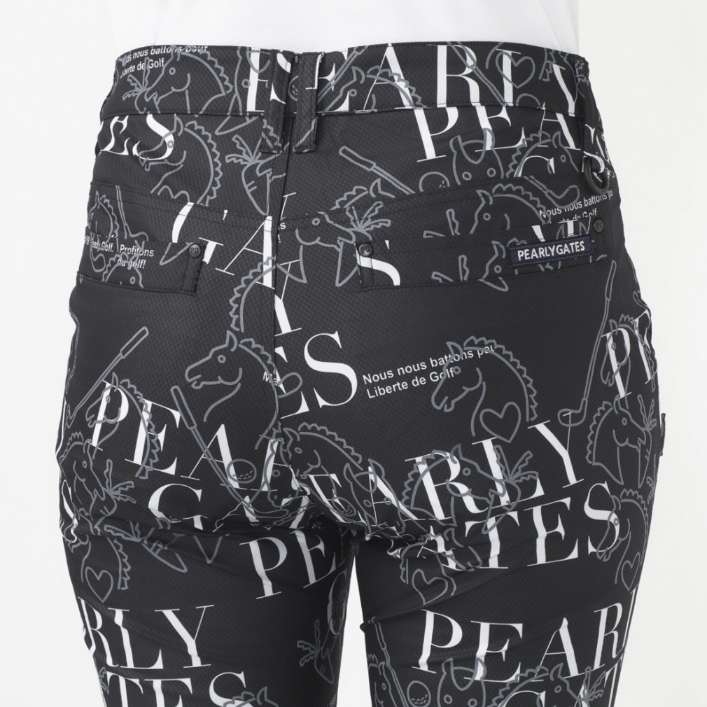 パーリーゲイツ レディース ゴルフウェア ロングパンツ 秋 冬 Peドビー