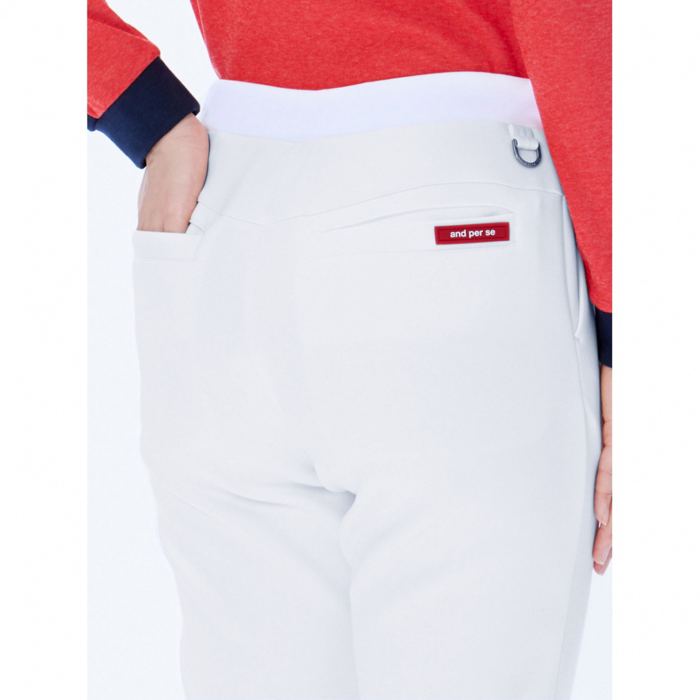 アンパスィ レディース ゴルフウェア ロングパンツ 秋 冬 マルチウェイ