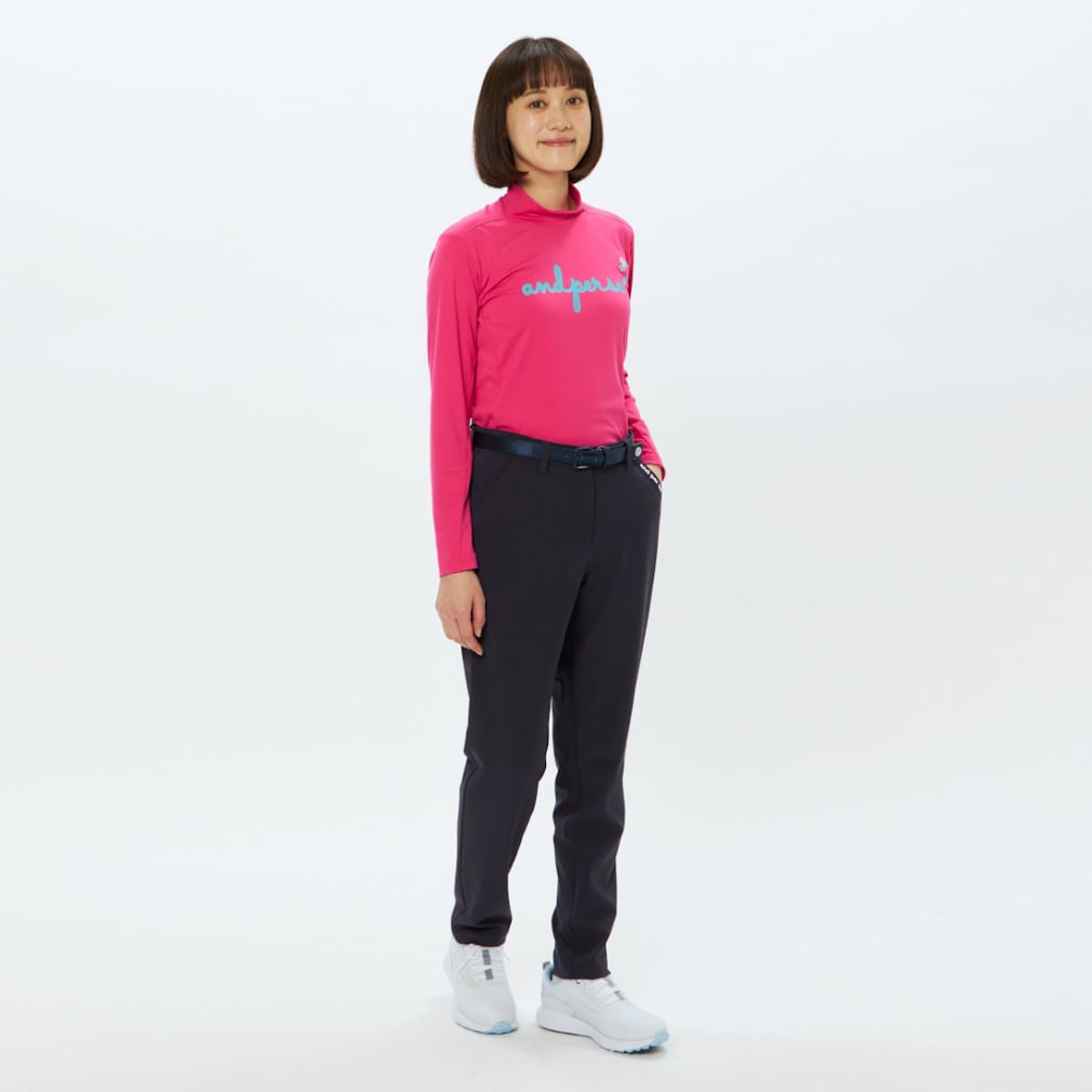 アンパスィ レディース ゴルフウェア ロングパンツ 秋 冬 ショット