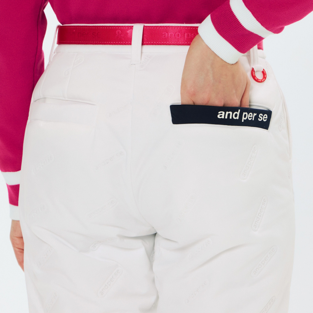 アンパスィ レディース ゴルフウェア ロングパンツ 秋 冬 エ