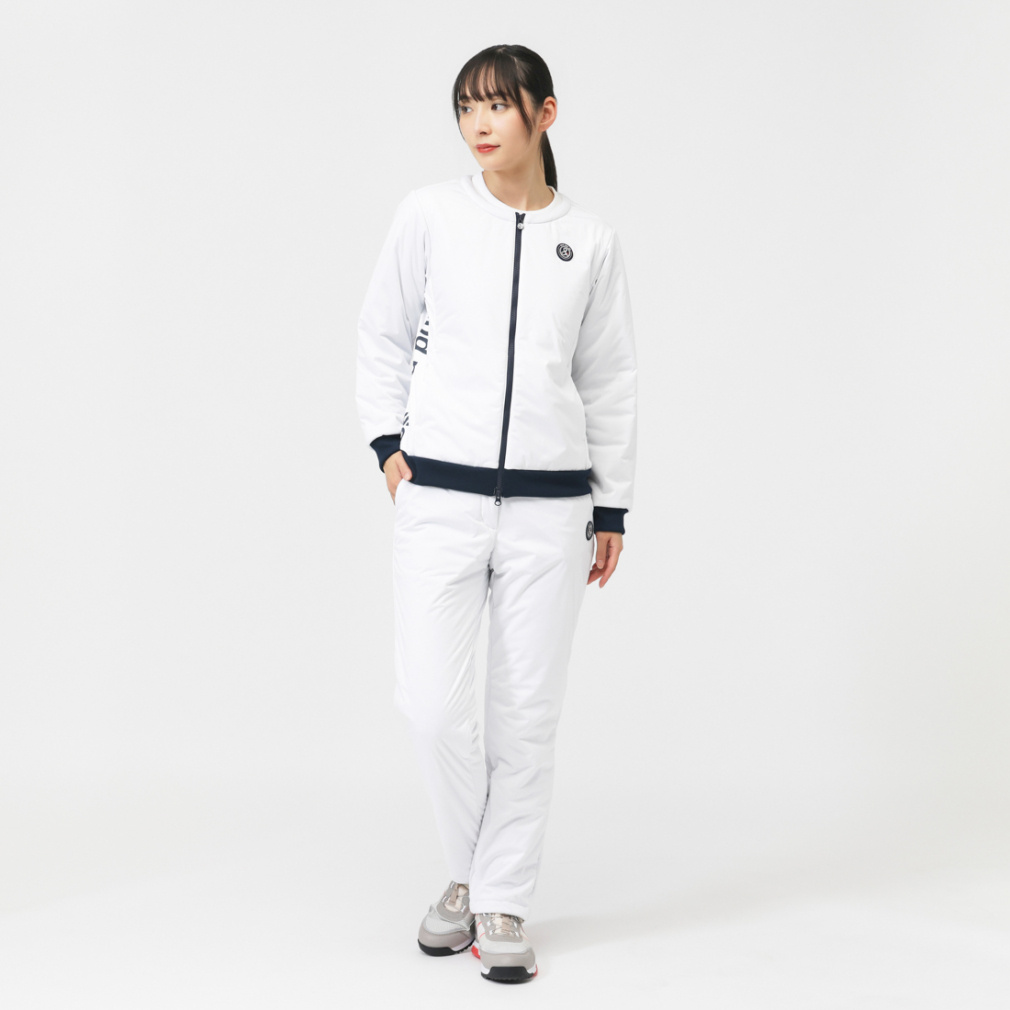 アンパスィ レディース ゴルフウェア ロングパンツ 秋 冬 AIRJUSTER 中