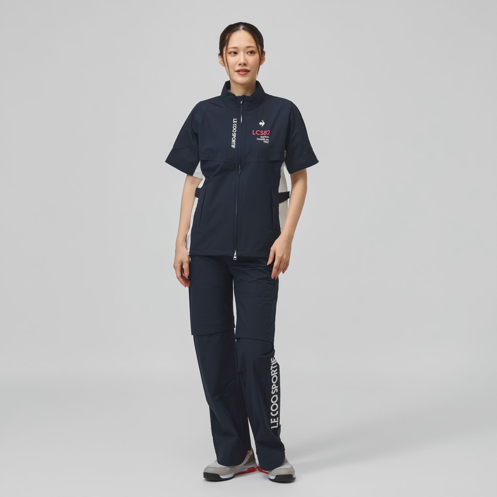 美品　le coq sportif 上下セット　ルコック　レディースゴルフウェア ルコックスポルティフ ゴルフ レディース ゴルフウェア レイン上下