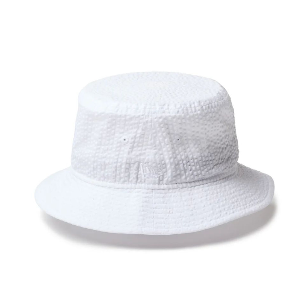 GWセール！！制帽 58 cm ニューエラ ゴルフウェア ハット 春 夏 GF BUCKET01 SEERSUCKER WHI