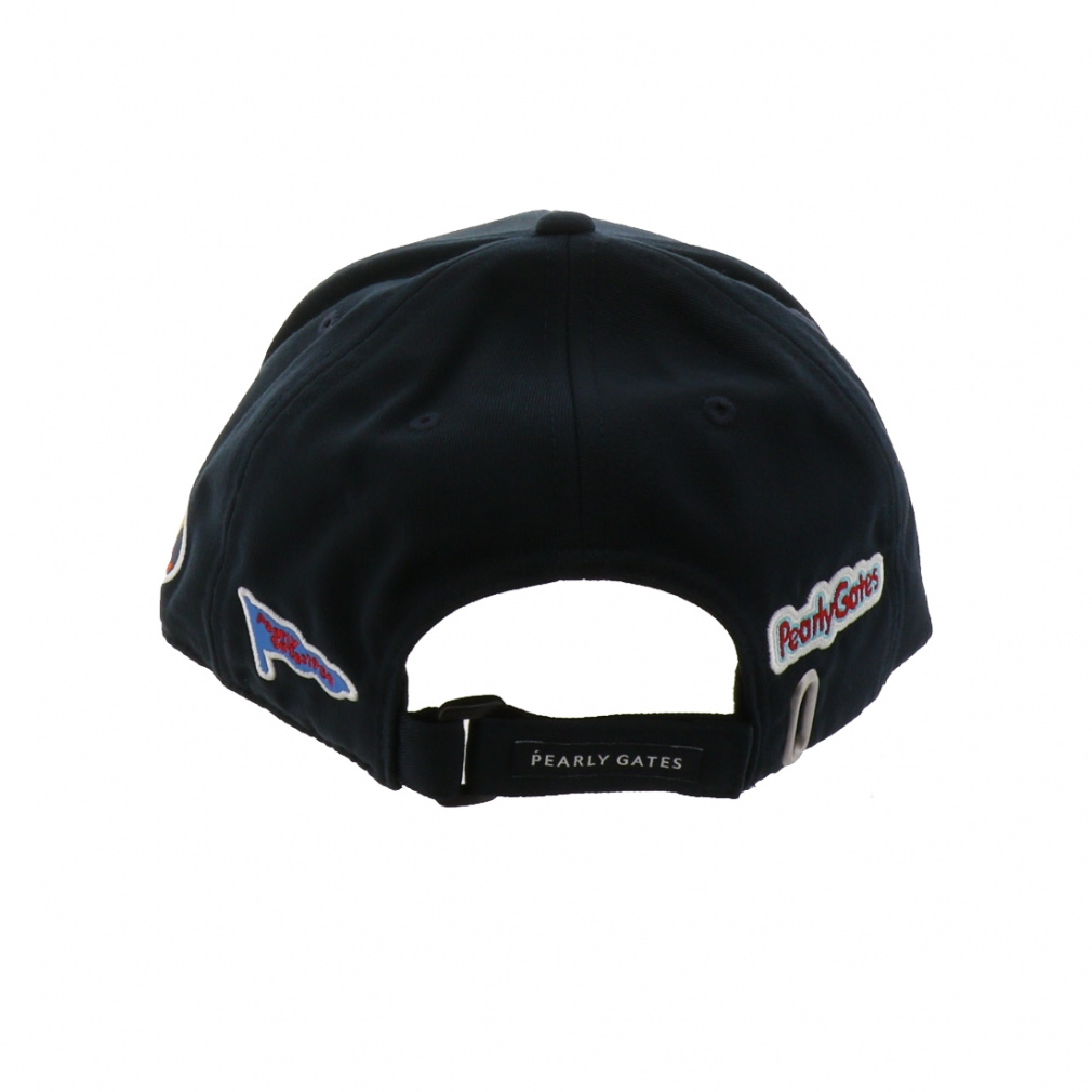 パーリーゲイツ ゴルフウェア キャップ 秋 冬 2段ロゴリサイクルツイル