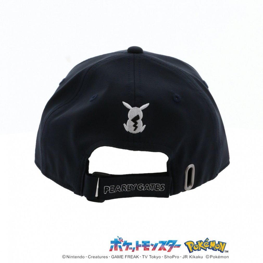 新品　パーリーゲイツ×ピカチュウ　キャップ　ネイビー ポケモン】ピカチュウ キャップ 0535187331｜Alpen Online
