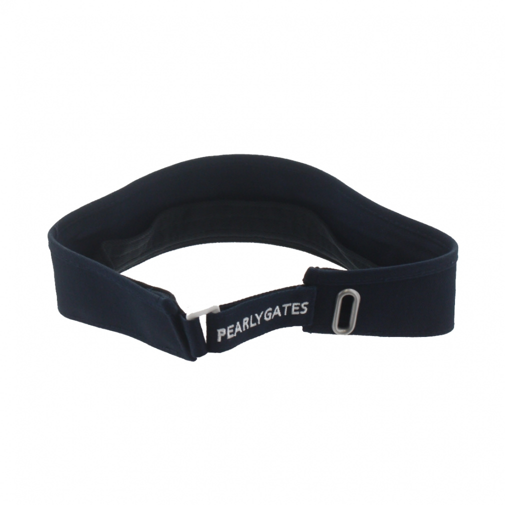 パーリーゲイツ ゴルフウェア サンバイザー 秋 冬 2段ロゴVISOR