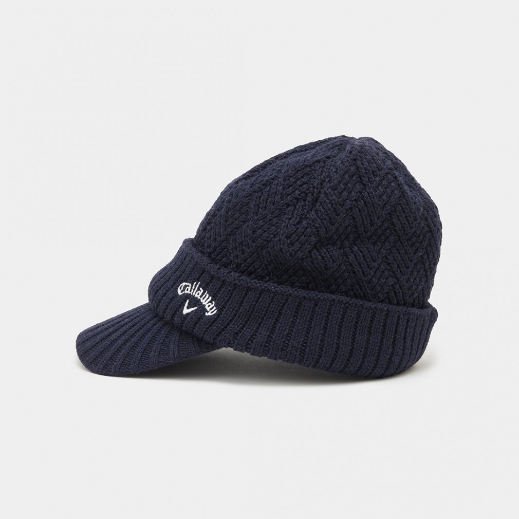 Callaway 3点セット　ワンピース ニット帽子レッグウォーマー　ネイビー金 Callaway 3点セット ワンピース ニット帽子レッグウォーマー