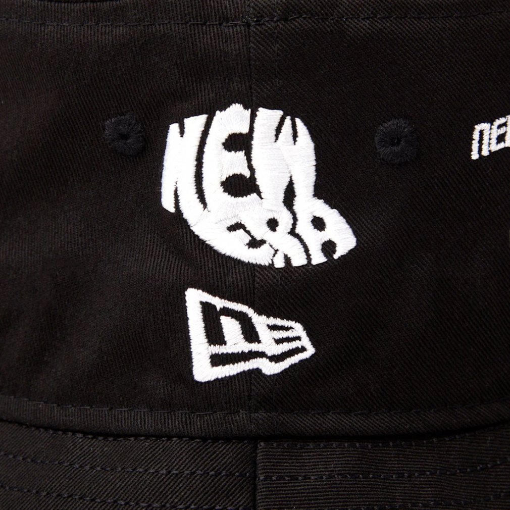 ✨美品✨入手困難✨ブラックバーン Kappa ユニフォーム AMD 刺繍ロゴ バケット01 Team Logo Allover NBA ブラックデニム | ニューエラ
