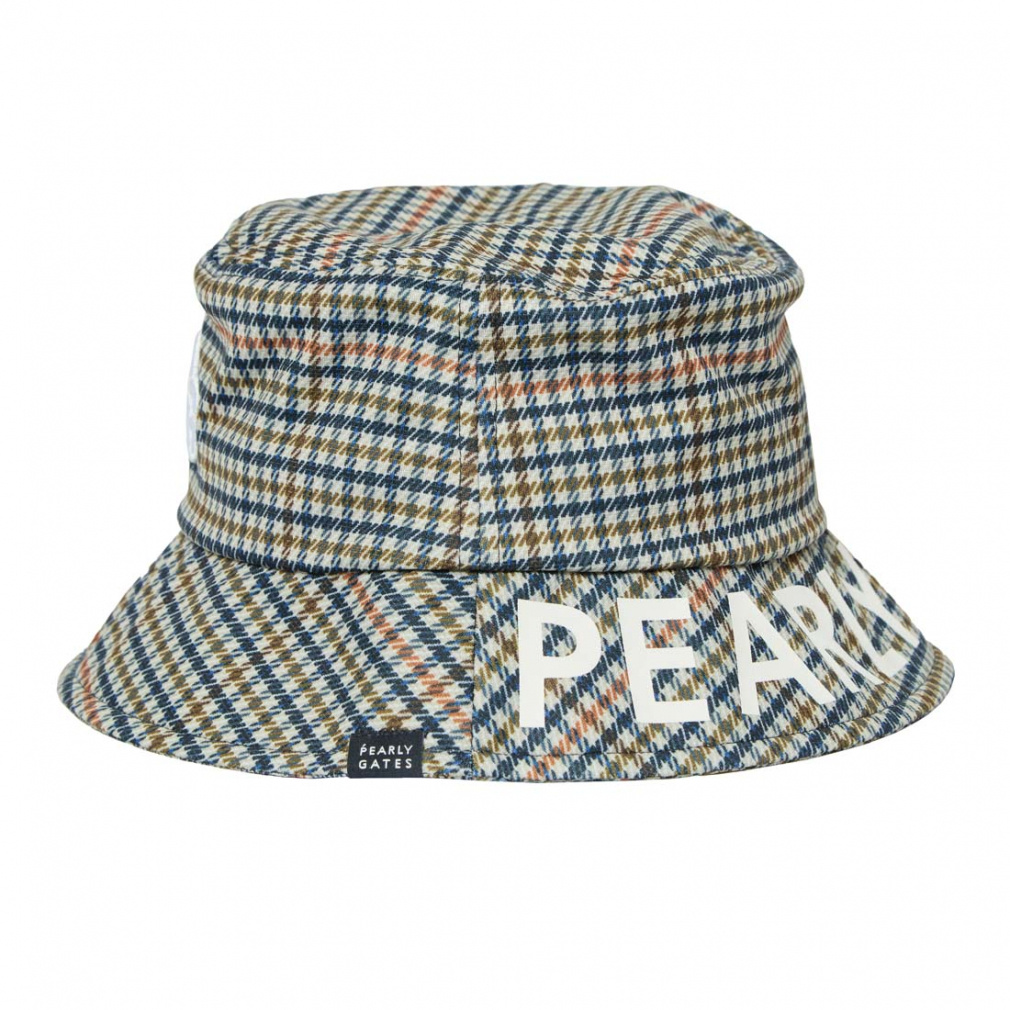 パーリーゲイツ ゴルフウェア ハット 秋 冬 ガンクラブチェック柄HAT